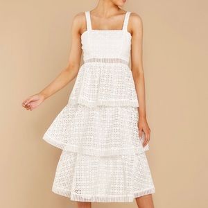 Red Dress Boutique White Eyelet Dress